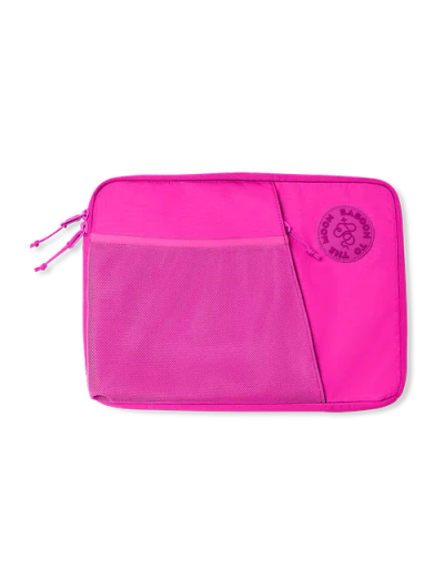 Baboon To The Moon Laptop Case In Pink