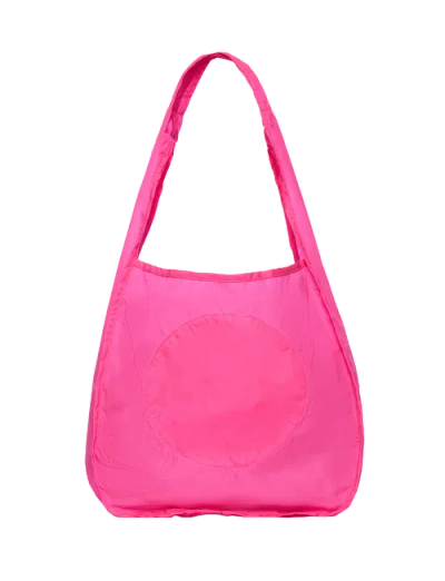 Baboon To The Moon Packable Tote In Pink