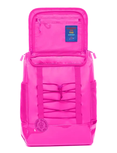 Baboon To The Moon Utility Backpack In Pink