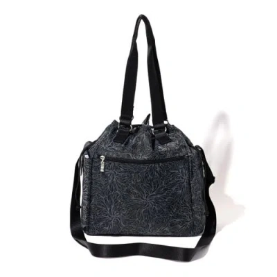 Baggallini Modern Everywhere Drawstring Crossbody Bucket Bag In Black