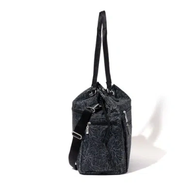 Baggallini Modern Everywhere Drawstring Crossbody Bucket Bag In Black