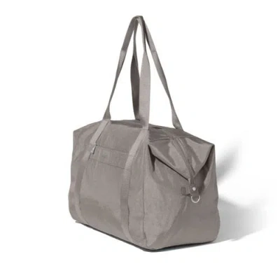 Baggallini All Day Large Duffel Weekender Bag In Gray