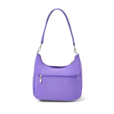 Baggallini Modern Pocket Half Moon Shoulder Bag In Purple