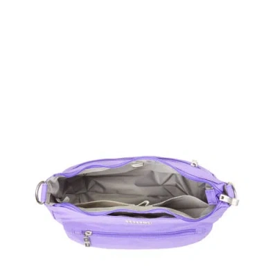 Baggallini Modern Pocket Half Moon Shoulder Bag In Purple
