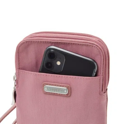 Baggallini Take Two Rfid Bryant Crossbody Bag In Pink