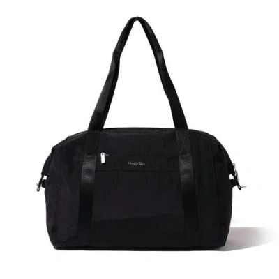 Baggallini All Day Large Duffel Weekender Bag In Black
