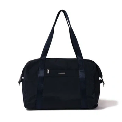 Baggallini All Day Large Duffel Weekender Bag In Blue