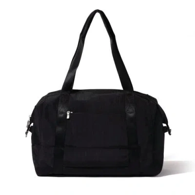 Baggallini All Day Large Duffel Weekender Bag In Black