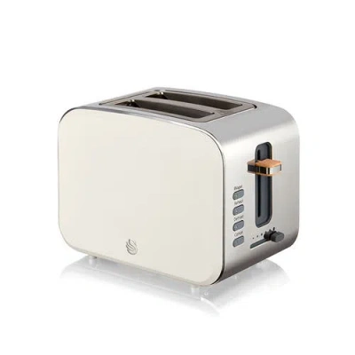 Swan Nordic 2 Slice Toaster In White