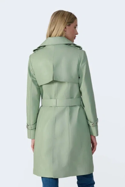 Furniq Uk Soho Leather Jacket In Green