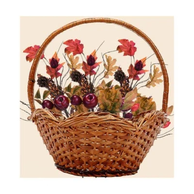 Transpac Harvest Fall Multicolor Artificial Leaf Spray For Autumn Decor In Multi