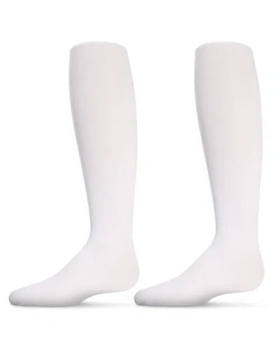 Memoi 2 Pair Pack Essentials Nylon Tights In White