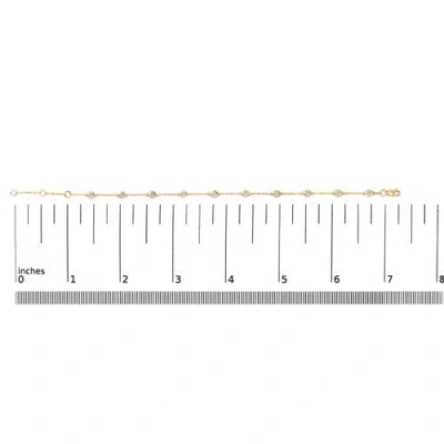 Haus Of Brilliance 14k 0.50 Ct. Tw. Lab-grown Diamond Station Bracelet In Gold