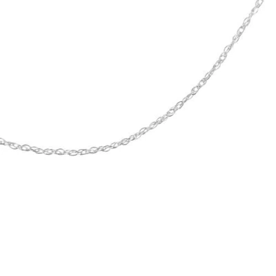 Haus Of Brilliance 10k Gold 1/2 Mm Slender & Dainty Fine Rope Chain Necklace In Metallic