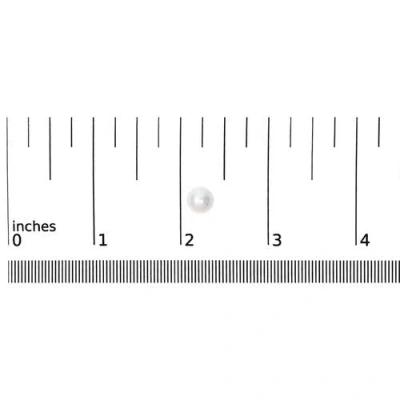 Haus Of Brilliance 14k Gold 7-7.5mm Cultured Freshwater Pearl Solitaire Stud Earrings In White