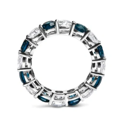 Haus Of Brilliance 14k 6.25 Ct. Tw. Lab-grown Diamond Eternity Ring In Metallic