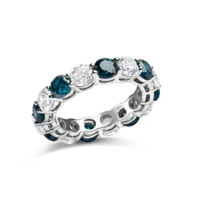 Haus Of Brilliance 14k 6.25 Ct. Tw. Lab-grown Diamond Eternity Ring In Metallic