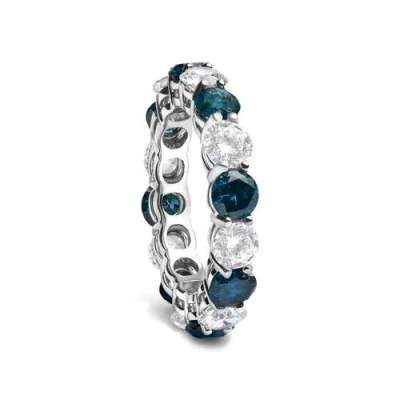 Haus Of Brilliance 14k 6.25 Ct. Tw. Lab-grown Diamond Eternity Ring In Metallic