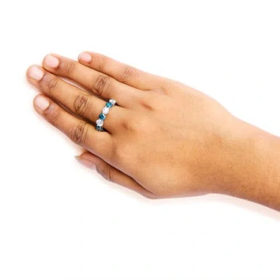 Haus Of Brilliance 14k 6.25 Ct. Tw. Lab-grown Diamond Eternity Ring In Metallic