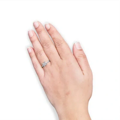 Haus Of Brilliance 14k White Gold 1.0 Cttw Princess Lab-grown Diamond Solitaire Engagement Ring In Metallic