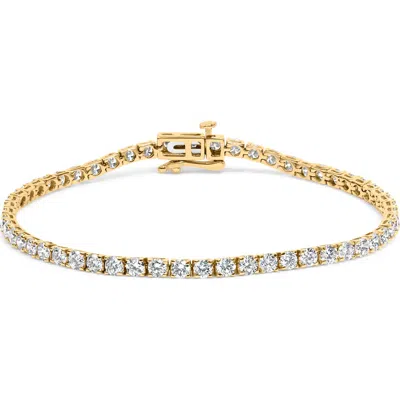 Haus Of Brilliance 14k Gold 5.0 Cttw Lab Grown Diamond Tennis Bracelet In Yellow