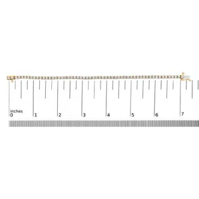 Haus Of Brilliance 14k Gold 5.0 Cttw Lab Grown Diamond Tennis Bracelet In Yellow