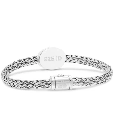 Devata Bali Filigree With Hammer Accent With Dragon Bone Chain Bracelet In Metallic