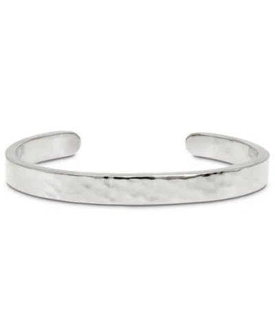Devata Bali Hammer Cuff Bracelet In Metallic