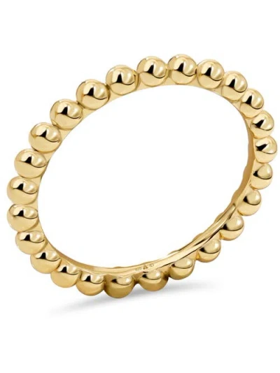 Devata Beaded Ball Ring In Gold