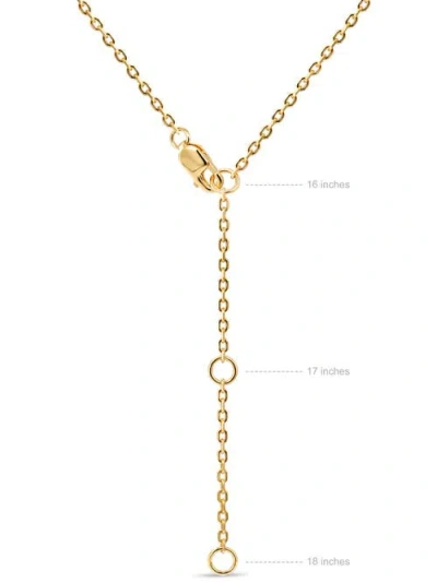 Devata Contour-lined Dome Pendant Necklace In Gold