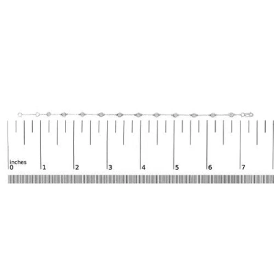 Haus Of Brilliance 14k Gold 1/2 Cttw Bezel Set Lab Grown Diamond Station Bracelet In Metallic