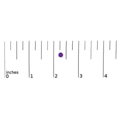 Haus Of Brilliance 14k Gold 5x5mm Round Birthstone Solitaire Stud Earrings In Purple