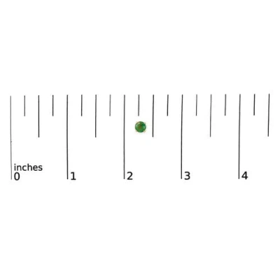 Haus Of Brilliance 14k Gold 5x5mm Round Birthstone Solitaire Stud Earrings In Green