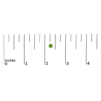 Haus Of Brilliance 14k Gold 5x5mm Round Birthstone Solitaire Stud Earrings In Green