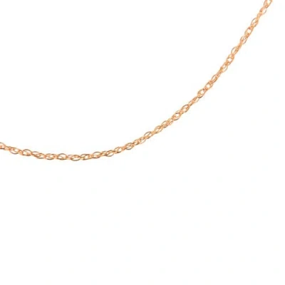 Haus Of Brilliance 10k Gold 1/2 Mm Slender & Dainty Fine Rope Chain Necklace In Gold