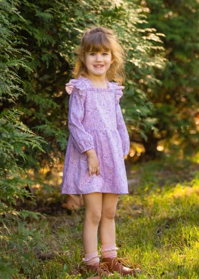 Mabel + Honey Paisely Dress In Pink