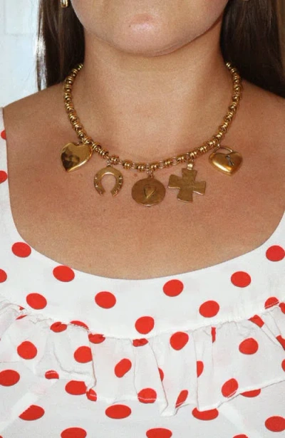 Sccollection Robin Necklace In Gold