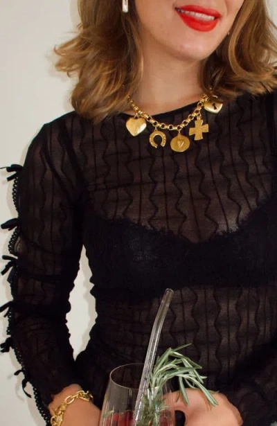 Sccollection Robin Necklace In Gold