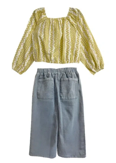 Mabel + Honey Magnolia Two Piece Set In Brown