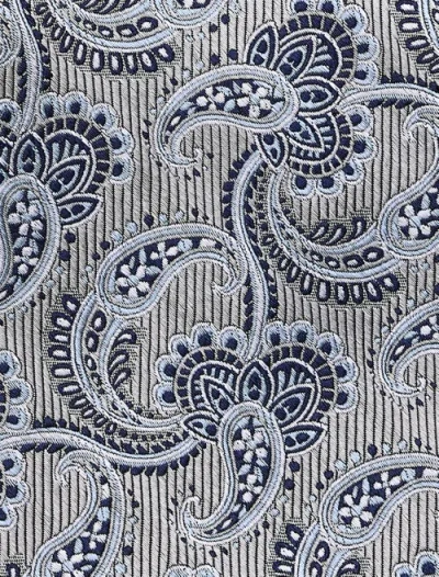 Oak Hill Premium By Dxl Big & Tall Paisley Vines Tie In Gray