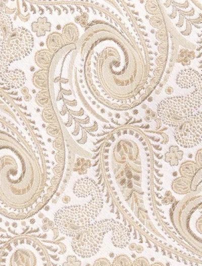 Oak Hill Premium By Dxl Big & Tall Exquisite Paisley Tie In White