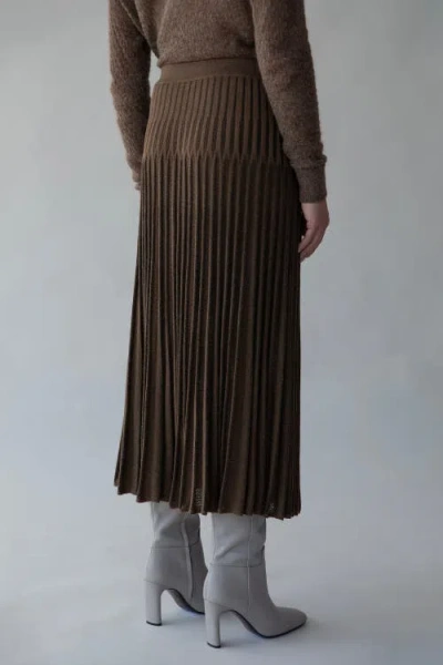 Sskein Soleil Skirt In Brown
