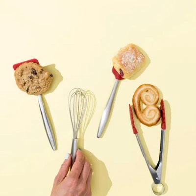 Cuisipro Piccolo 4 Piece Mini Cooking Tool Set In Red