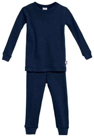 City Threads Usa-made Boys And Girls Soft Organic Cotton Pajama Set In Blue