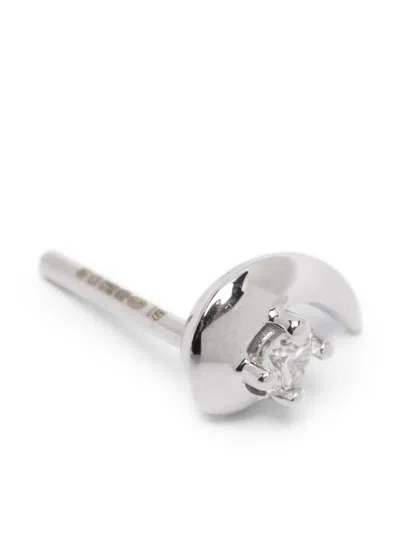Shaun Leane Talon Diamond Stud Earring In Silver