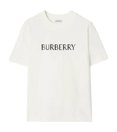 Burberry T-shirt And Polo Shirt In White