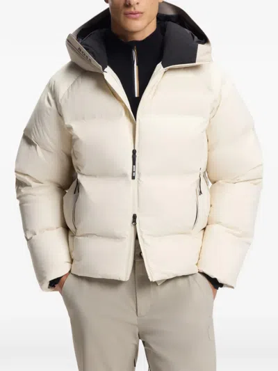 Hugo Boss Hooded Ski Jacket In Multi