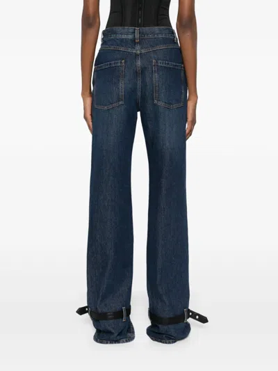 Palmatic Studio Buckle-detail Jeans In Blue