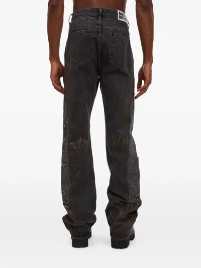 Who Decides War Appliqué Frayed Jeans In Multi