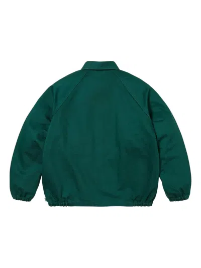 Supreme Logo-embroidered Bomber Jacket In Multi